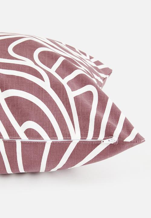 Sixth Floor - Nia cushion cover - mauve