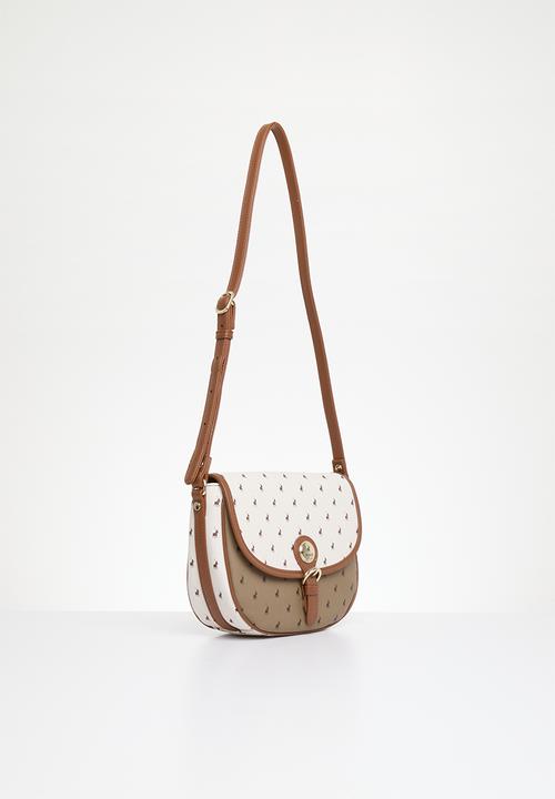 POLO - Saddle crossbody - cream