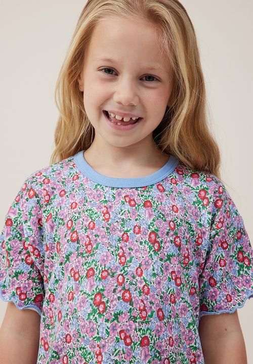 Cotton On - Dani short sleeve pyjama set - vanilla/libby floral