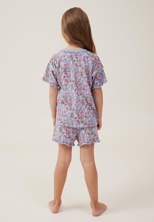 Cotton On - Dani short sleeve pyjama set - vanilla/libby floral