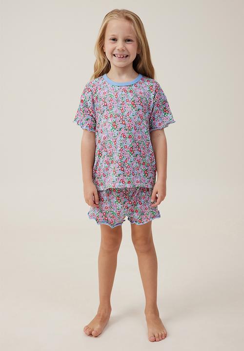 Cotton On - Dani short sleeve pyjama set - vanilla/libby floral