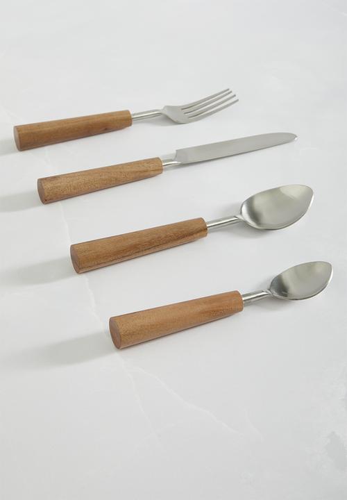 Sixth Floor - Pike cutlery set of 4 - natural