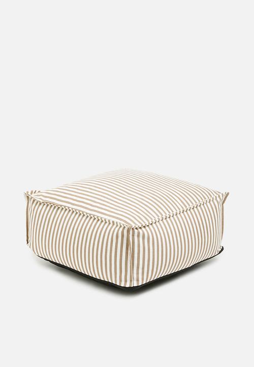Sixth Floor - Haze patio floor cushion - natural