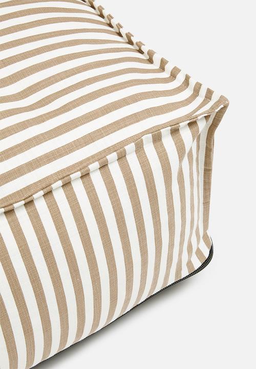 Sixth Floor - Haze patio floor cushion - natural