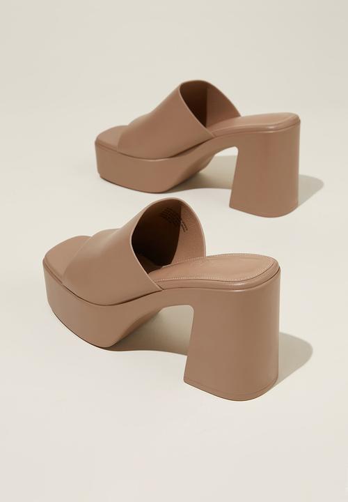 Cotton On - Hanna platform mule - mocha