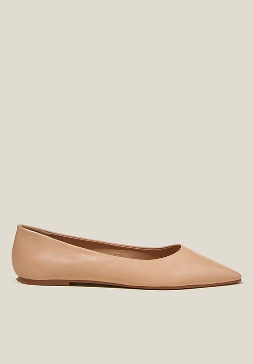 Cotton On - Prima point ballerina - beige pink