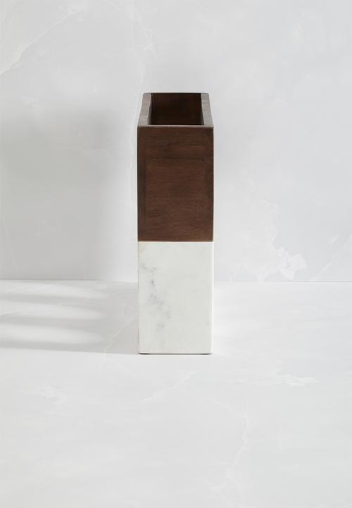 Sixth Floor - Sinfony wine rack - marble & wood