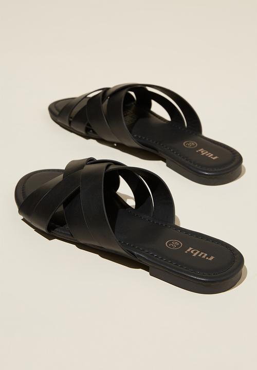 Cotton On - Cici cross over sandal - black