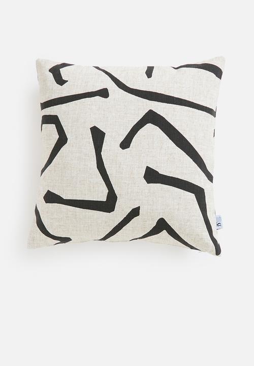 Sixth Floor - Auralight cushion cover - black