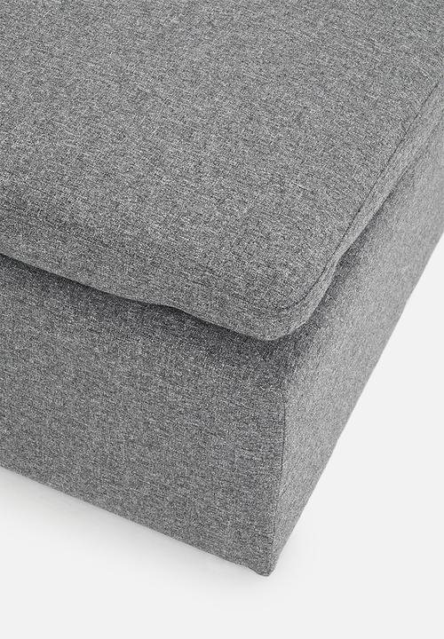 Sixth Floor - Halo modular ottoman - grey