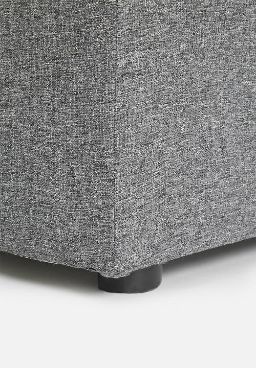 Sixth Floor - Halo modular ottoman - grey