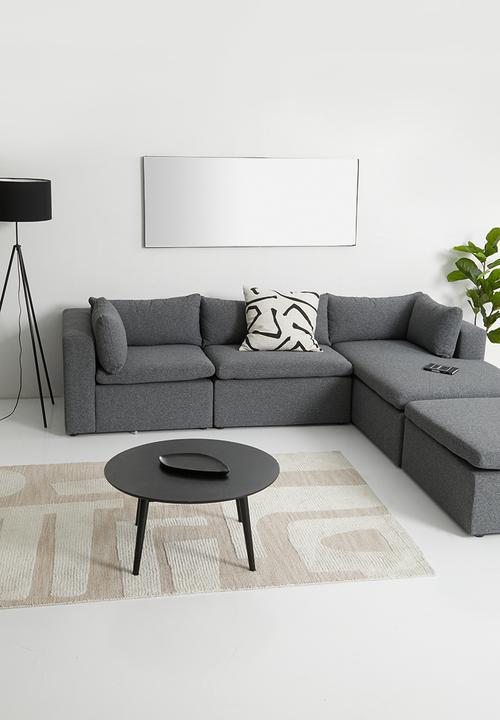 Sixth Floor - Halo modular corner wedge - grey