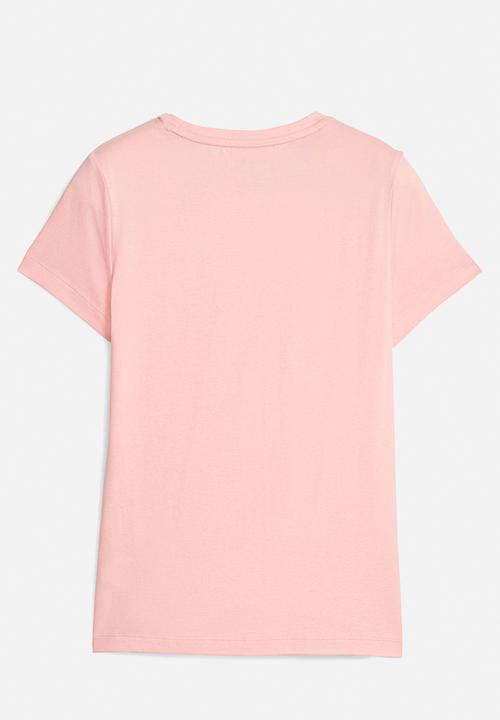 PUMA - Ess+ logo tee g - peach smoothie