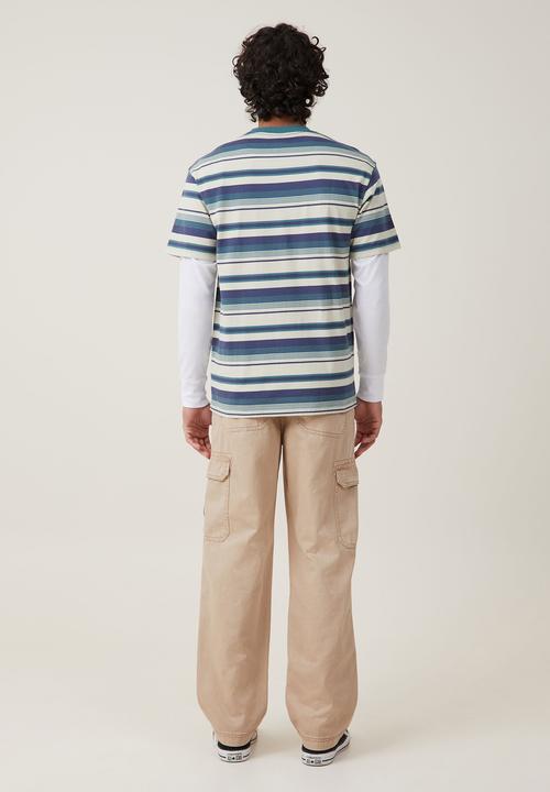 Cotton On - Tactical cargo pant - vintage gravel stone herringbone