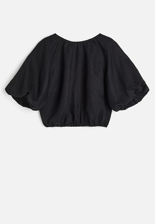 H&M - Voluminous blouse - black
