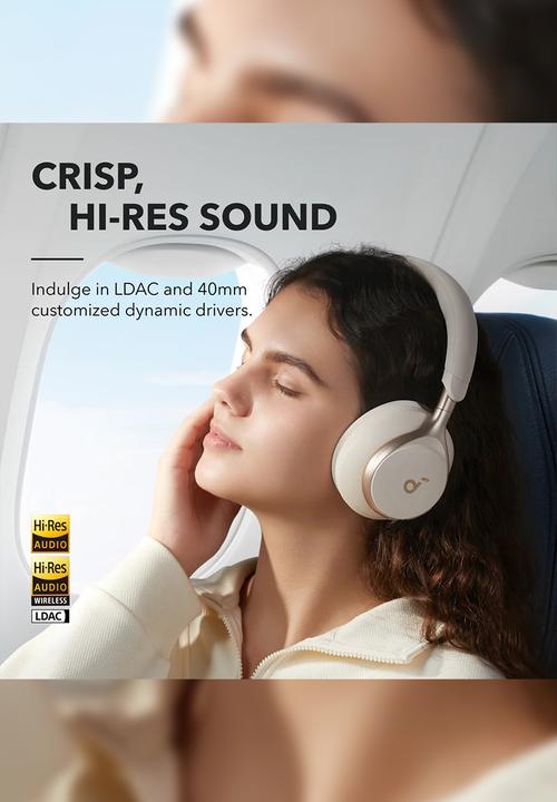 soundcore - Space One Headphones - Latte Cream