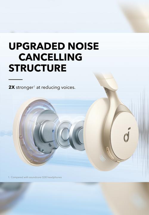 soundcore - Space One Headphones - Latte Cream