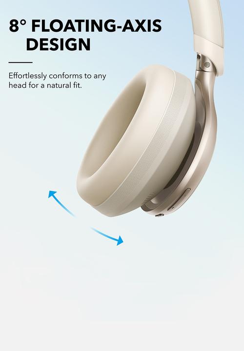 soundcore - Space One Headphones - Latte Cream