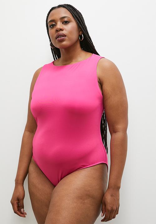 Superbalist - Single boatneck bodysuit - magenta
