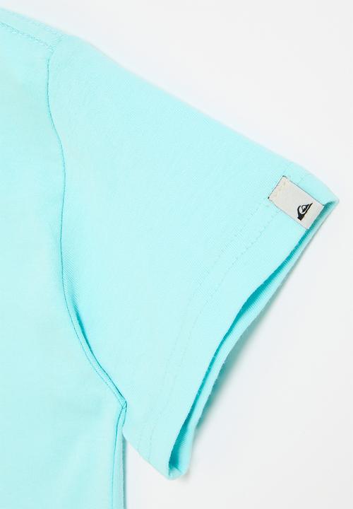 Quiksilver - Gradient line short sleeve pre-boy - pastel turquoise