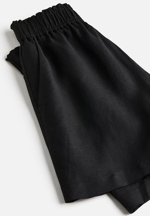 H&M - Pull-on shorts - black