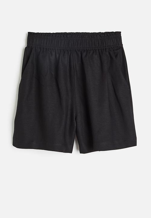 H&M - Pull-on shorts - black