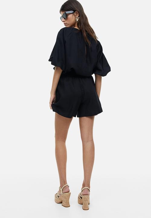 H&M - Pull-on shorts - black