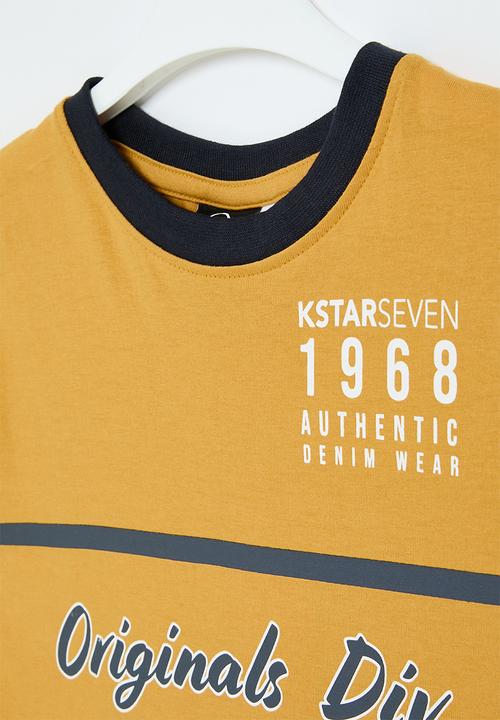 K-STAR 7 - Bambino boys - mustard