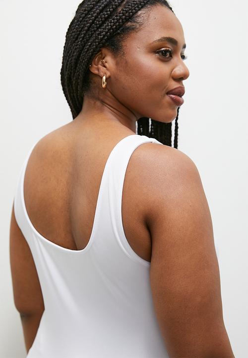 Superbalist - Square neck vest - white