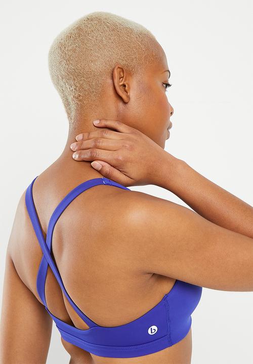 Cotton On - Ultra luxe strappy back crop - sodalite blue