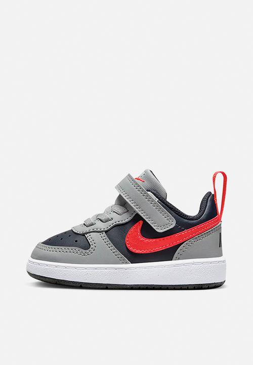 Nike - Nike court borough low recraft - lt smoke grey/bright crimson