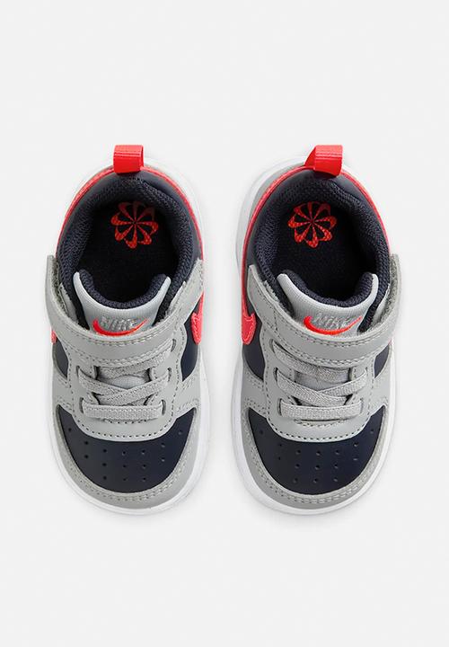 Nike - Nike court borough low recraft - lt smoke grey/bright crimson
