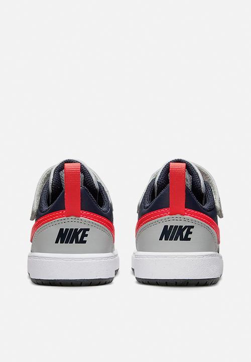 Nike - Nike court borough low recraft - lt smoke grey/bright crimson