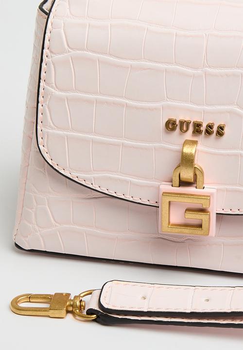 GUESS - Montreal mini crossbody flap - pale rose
