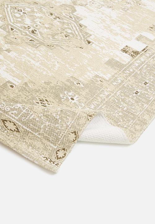 Sixth Floor - Antique printed rug - light grey