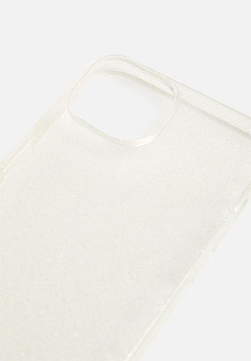 H&M - Glittery iphone 13 case - transparent glitter
