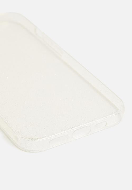 H&M - Glittery iphone 13 case - transparent glitter