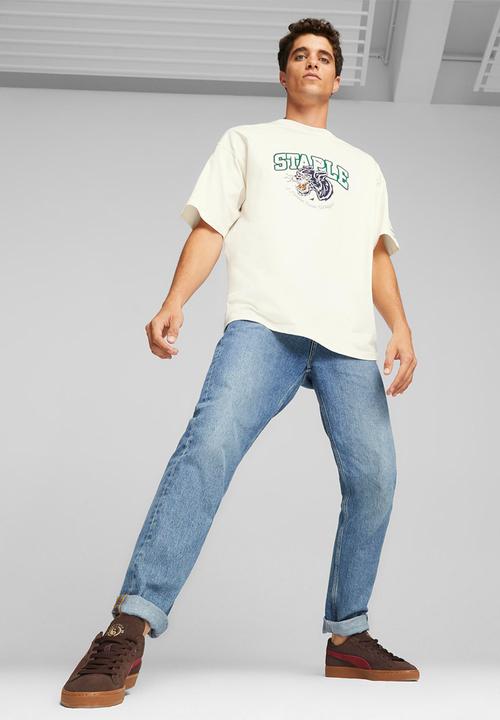 PUMA - Puma x Staple graphic tee - white