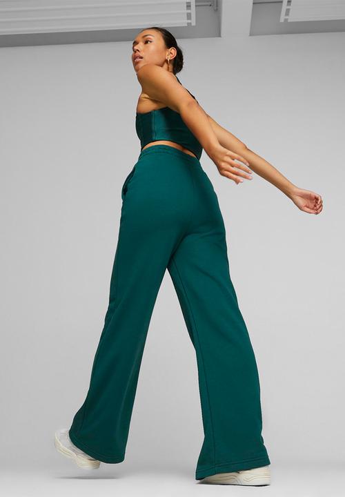 PUMA - Classics relaxed sweatpants tr - malachite