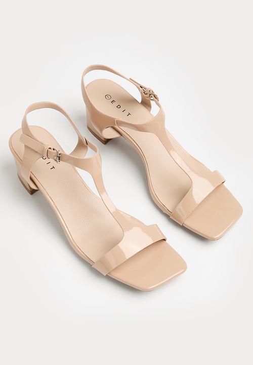 edit - Katya block heel - beige 