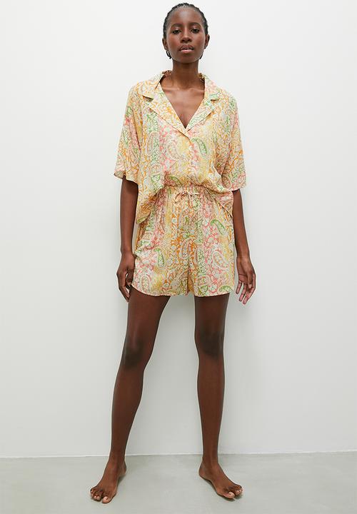Superbalist - Printed shirt & short set - multi floral