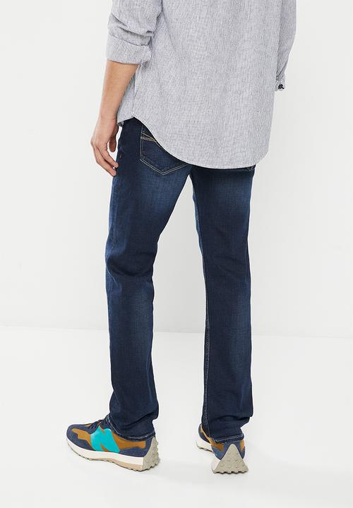 GUESS - Mns satisfy dark wash skinny - blue