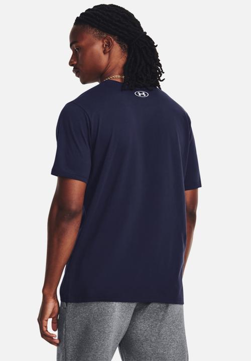 Under Armour - Ua abc camo boxed logo short sleeve - navy
