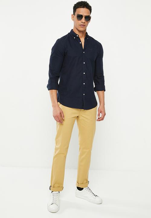 GUESS - Mns stretch twill slim fit chino - tan