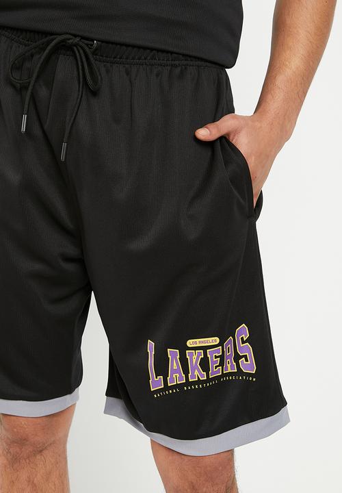NBA - Men's street shorts lakers - black