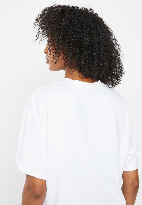 Me&B - The oversized tee - white & print