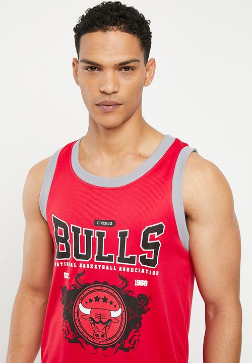 NBA - Men's street vest chicago bulls - red