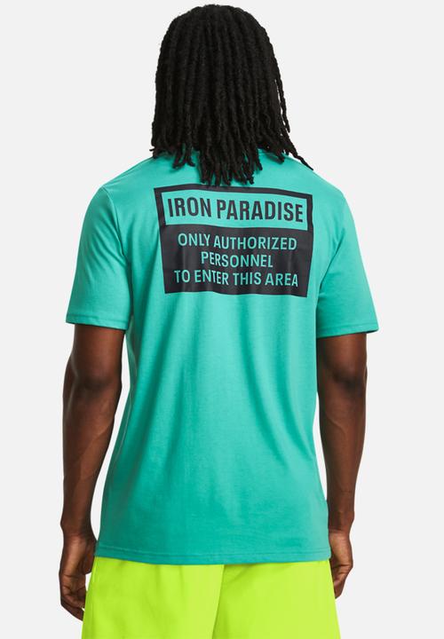 Under Armour - UA Project Rock lc brahma short sleeve - turquoise