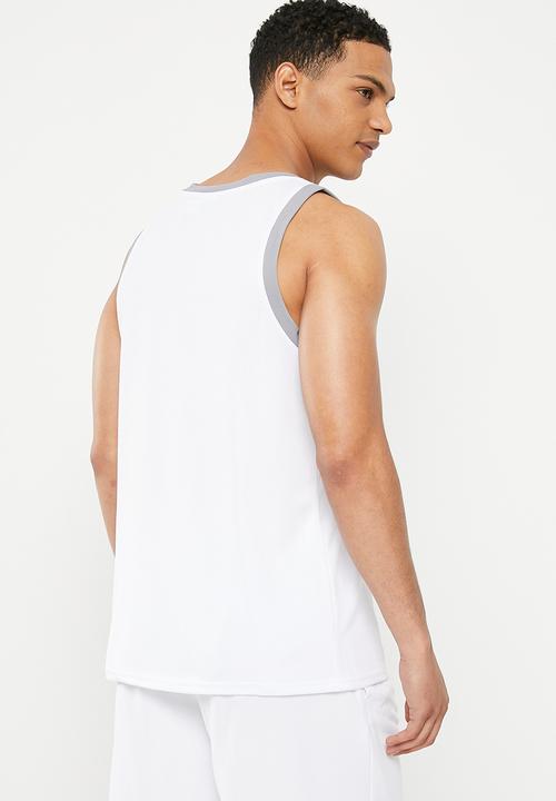 NBA - Men's street vest golden state warriors - white 