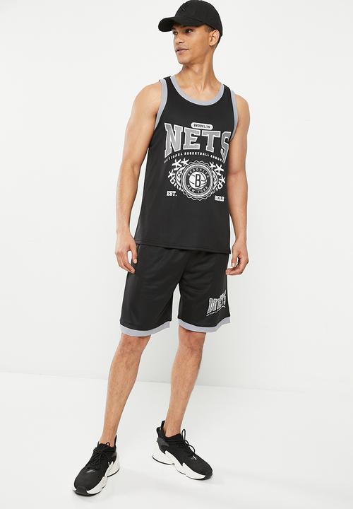 NBA - Men's street vest brooklyn nets - black
